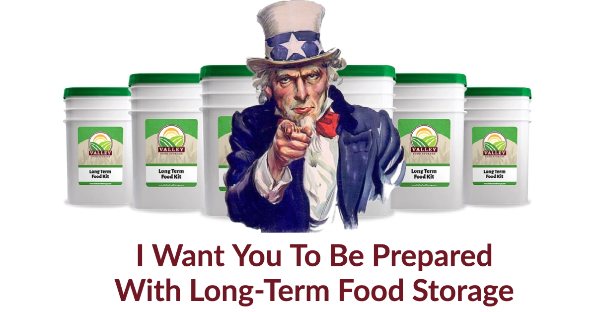 Top 3 Reasons You NEED Long Term Food Storage