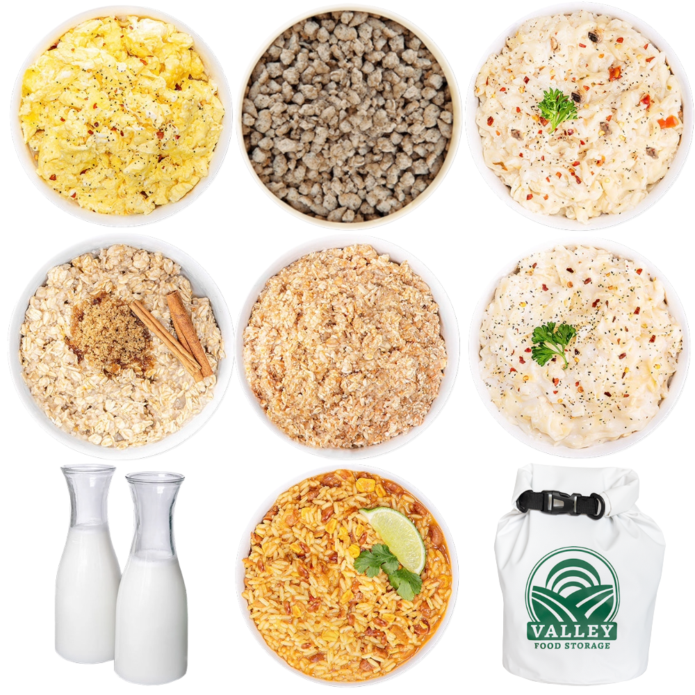 7-Day Food Bag - Patriot Preparedness Package 7-Day Food Bag - Patriot Preparedness Package From Valley Food Storage