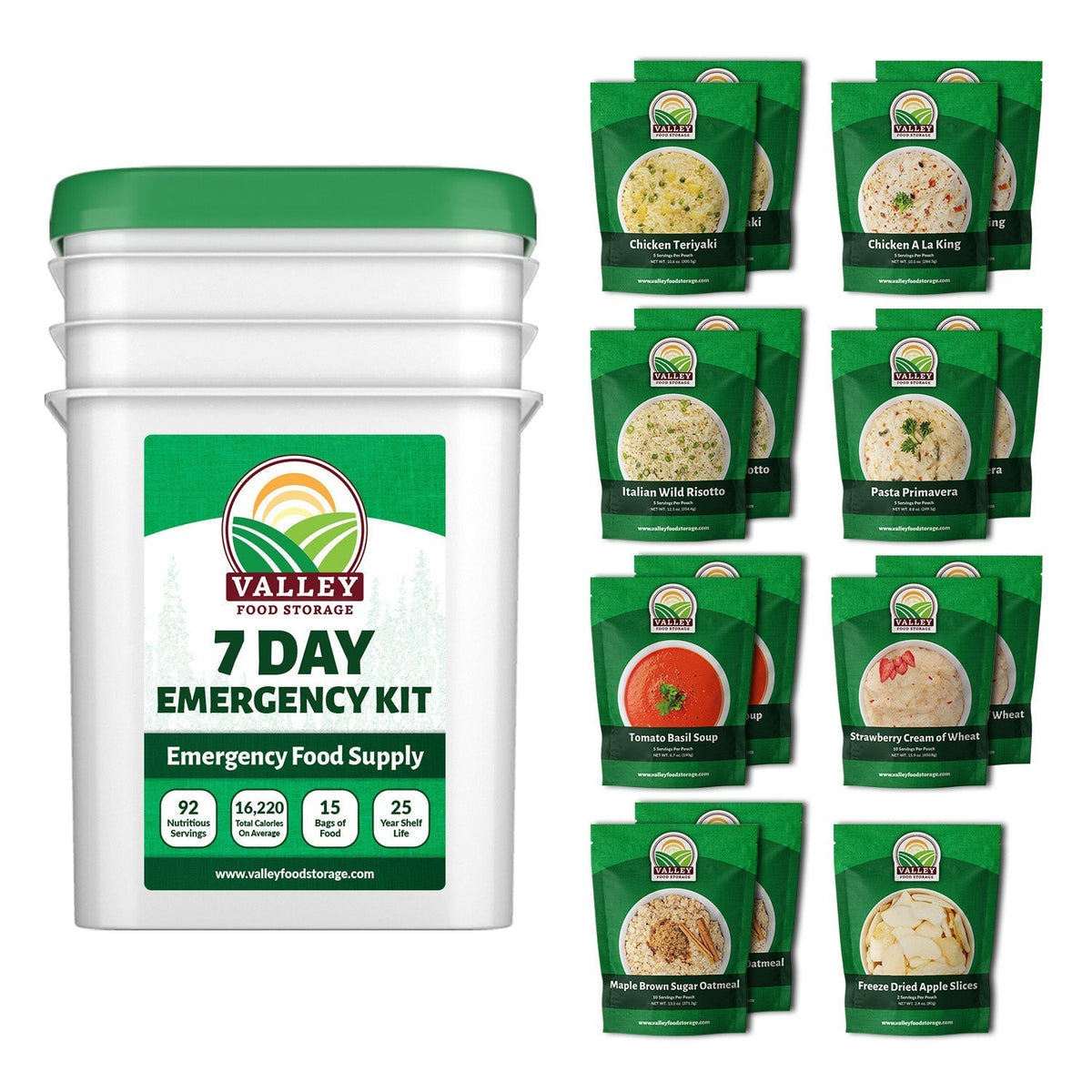 7-Day Emergency Food Kit From Valley Food Storage