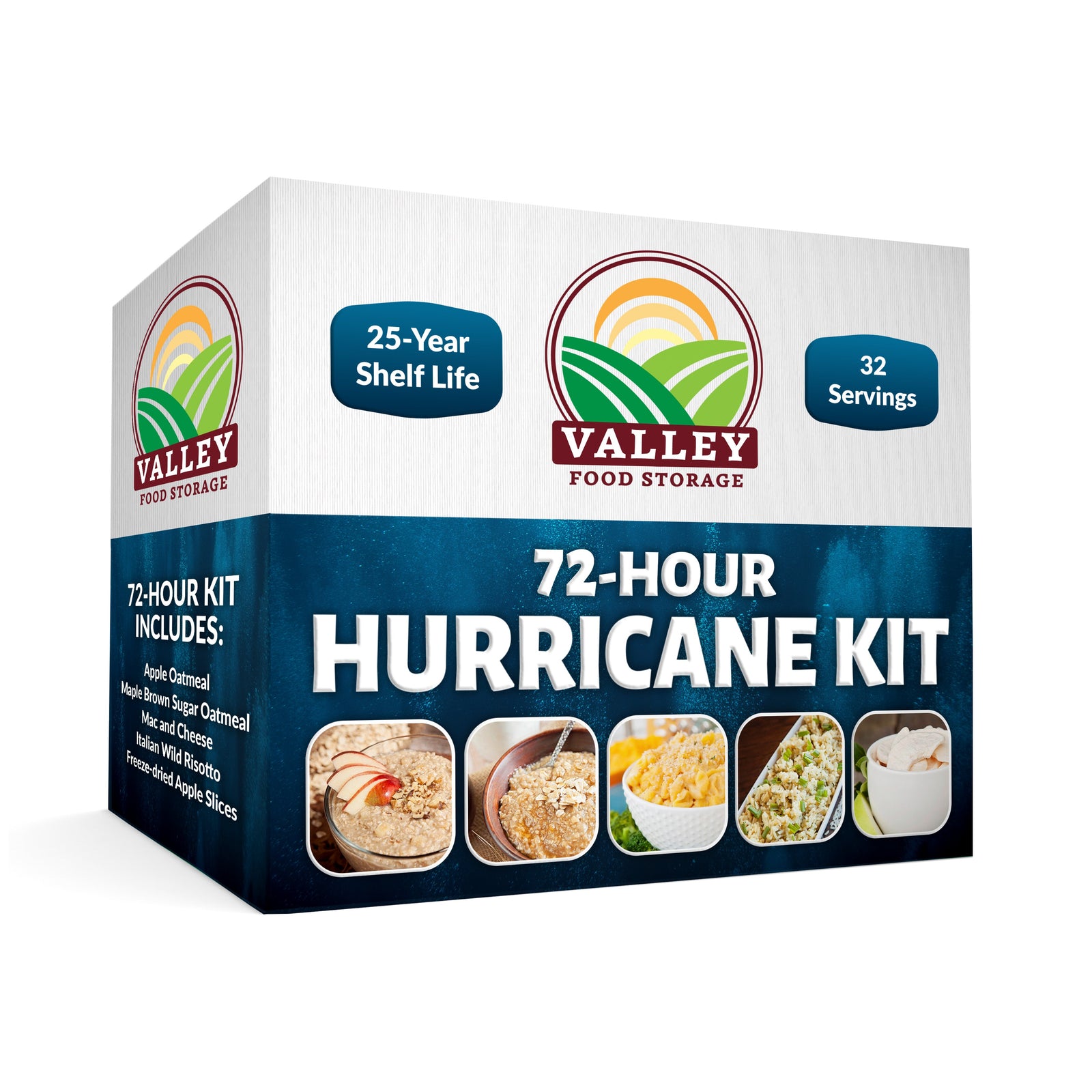  Heaven's Harvest Emergency Food Supply (72 Entrée Servings) —  100% Real Freeze-Dried Survival Food Kit with a 25-Year Shelf Life.  Non-Perishable & Perfect Food for Camping : Tools & Home Improvement