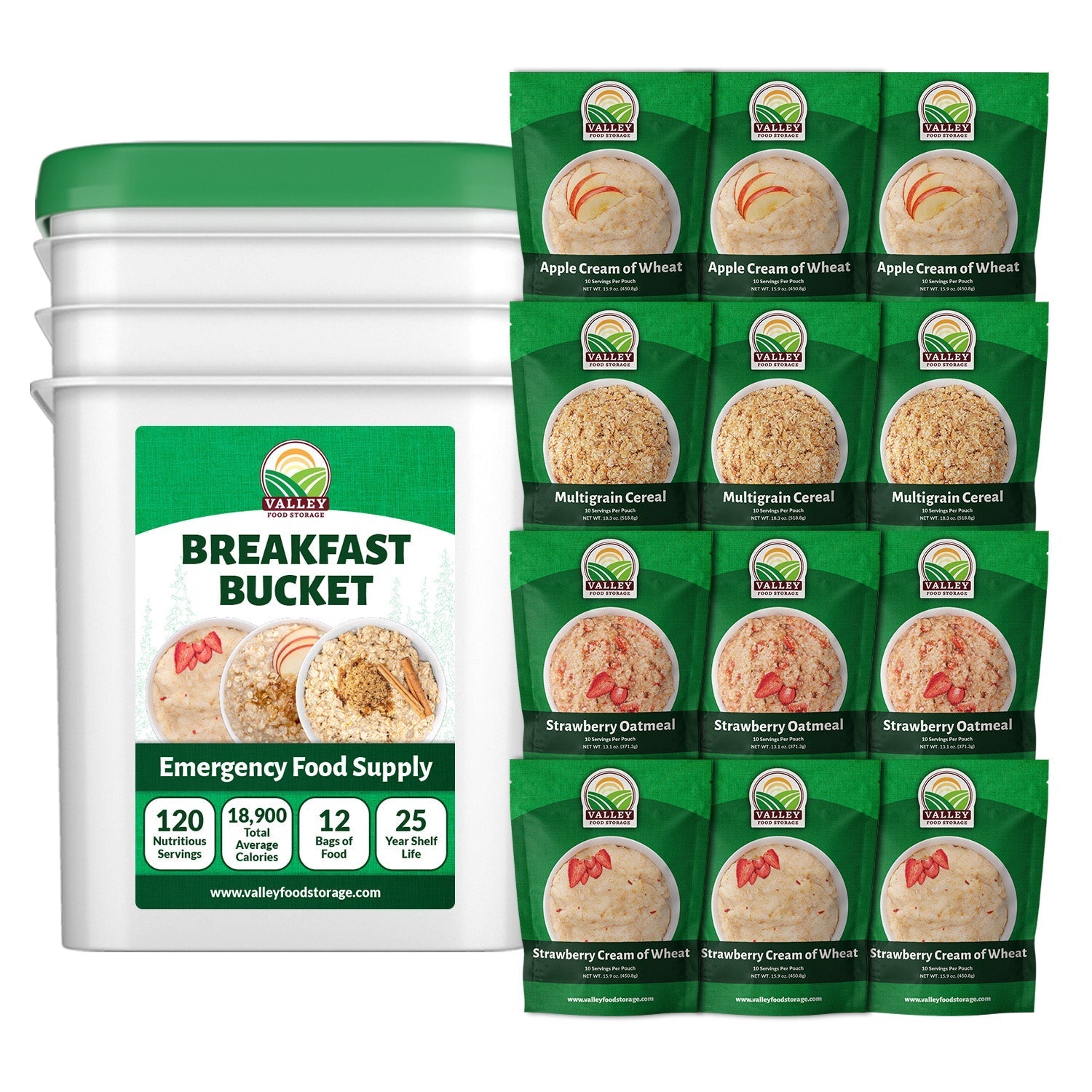 Breakfast Bucket From Valley Food Storage