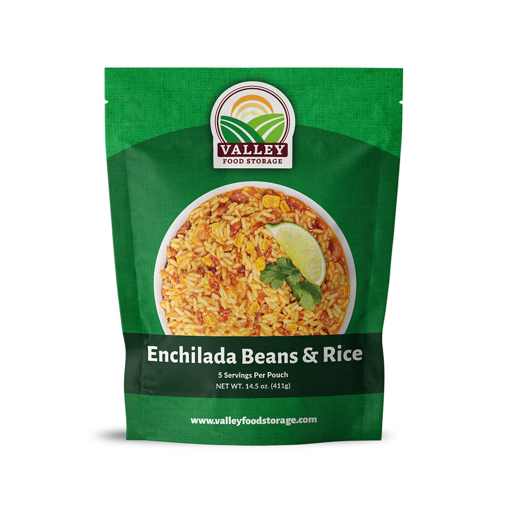 Enchilada Beans and Rice Bulk Rice & Beans | Buy Enchilada Bulk Freeze Dried Beans & Rice From Valley Food Storage