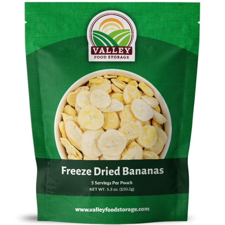 Freeze Dried Bananas FRUIT From Valley Food Storage