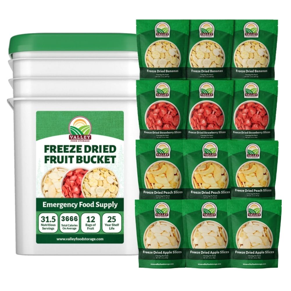 Freeze Dried Fruit Bucket Freeze-dried Fruit Bucket | Order a Freeze-dried Fruit Bucket Online From Valley Food Storage