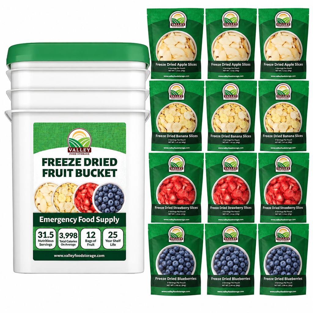 Freeze Dried Fruit Bucket Freeze-dried Fruit Bucket | Order a Freeze-dried Fruit Bucket Online From Valley Food Storage