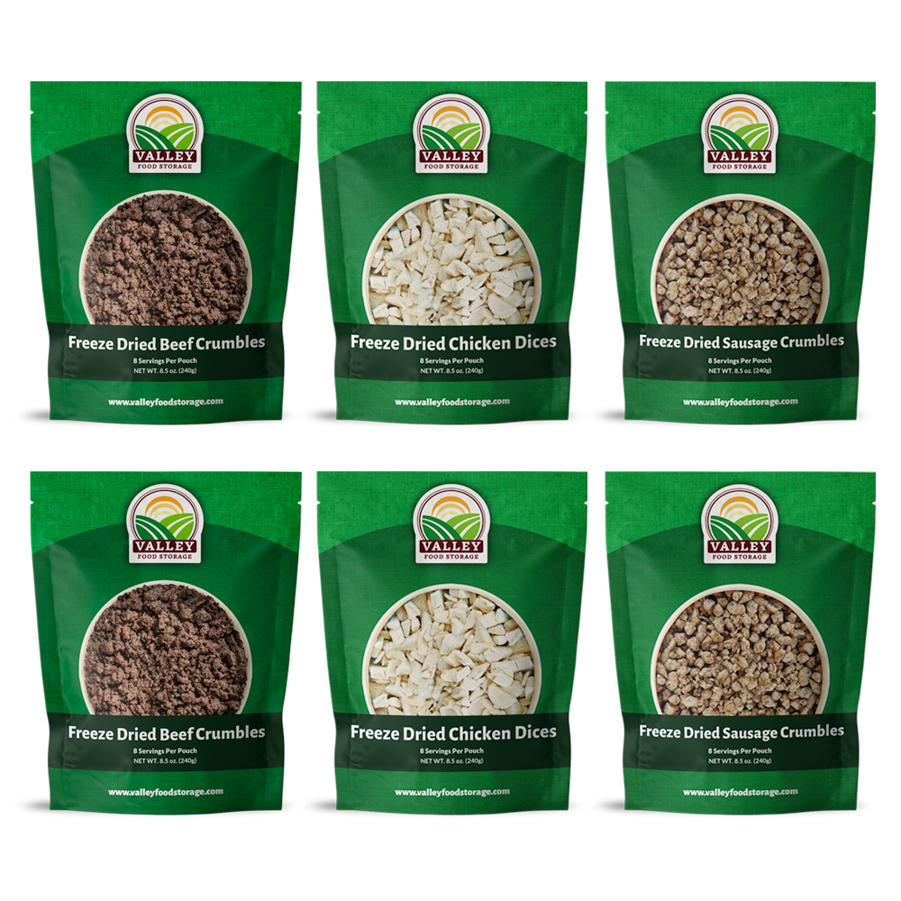 Freeze-Dried Meat 6 Pack