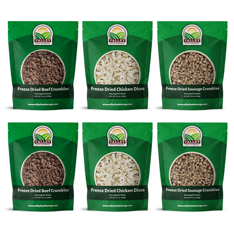 FreezeDried Meat 6 Pack Valley Food Storage