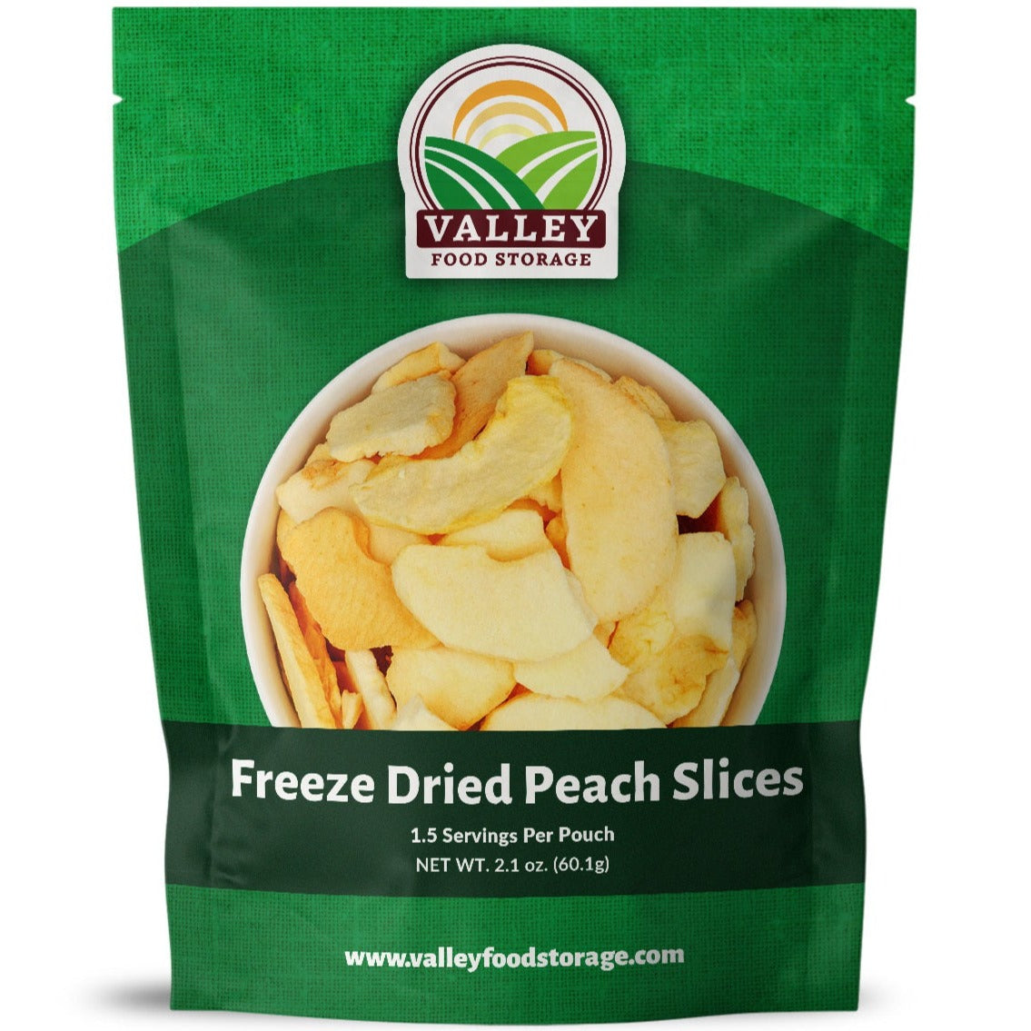 Freeze Dried Peaches FRUIT From Valley Food Storage