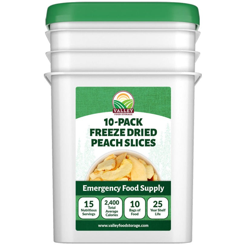 Freeze Dried Peaches FRUIT From Valley Food Storage