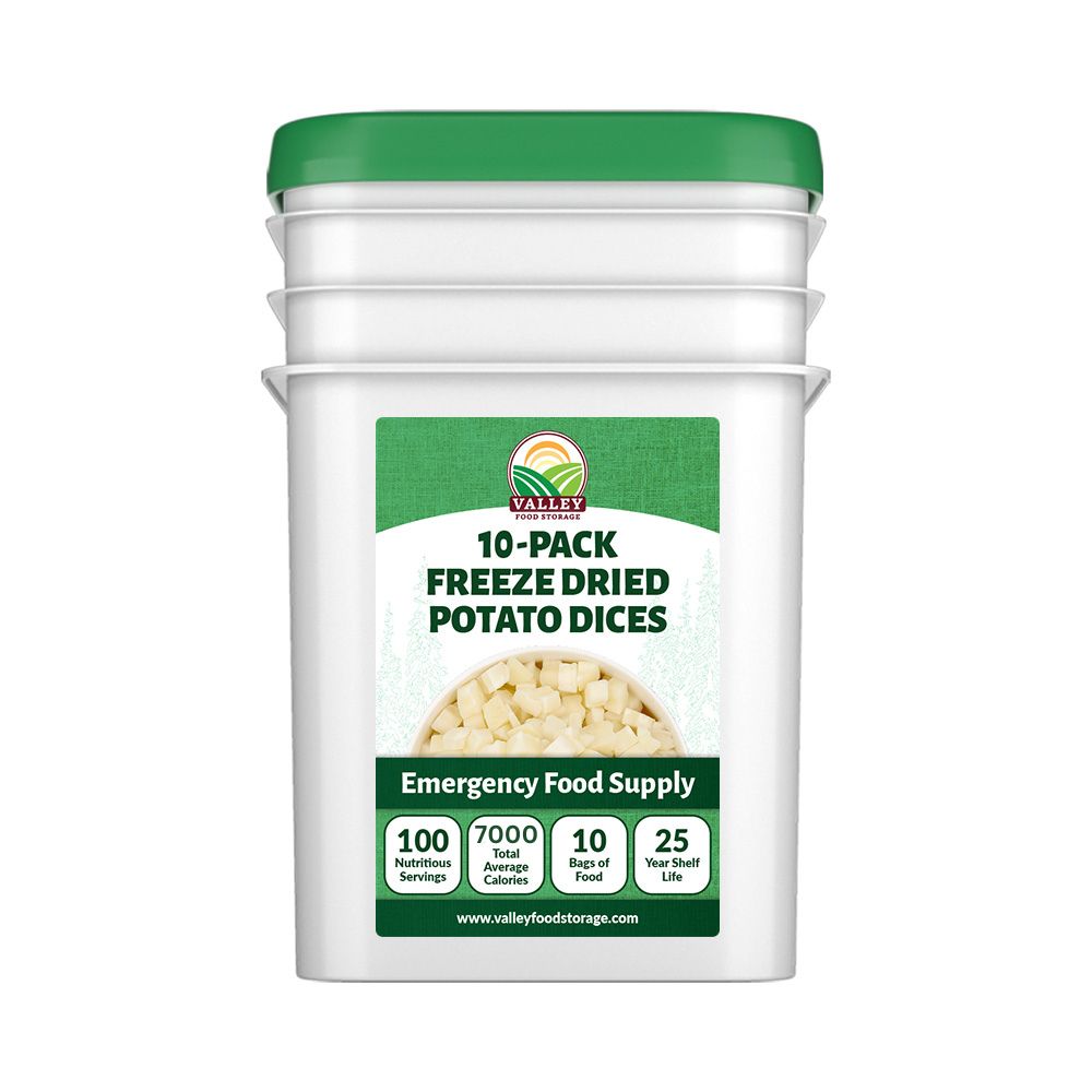 Freeze Dried Potato Dices Freeze Dried Potatoes | Order Freeze Dried Potatoes Bulk From Valley Food Storage