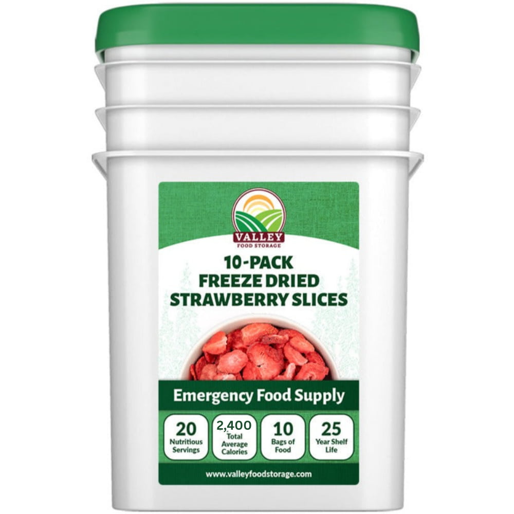 Freeze Dried Strawberry Slices Freeze Dried Strawberry Slices From Valley Food Storage