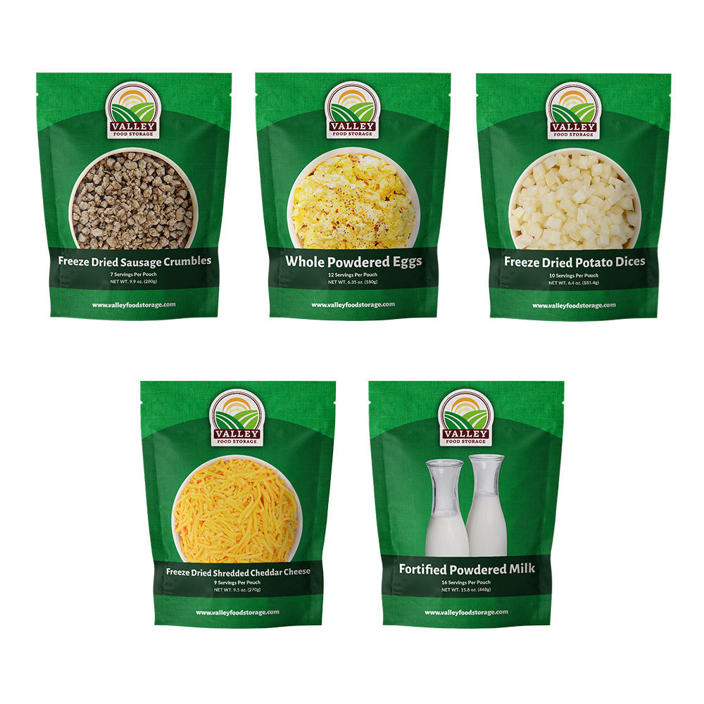 Homestyle Breakfast Pack From Valley Food Storage