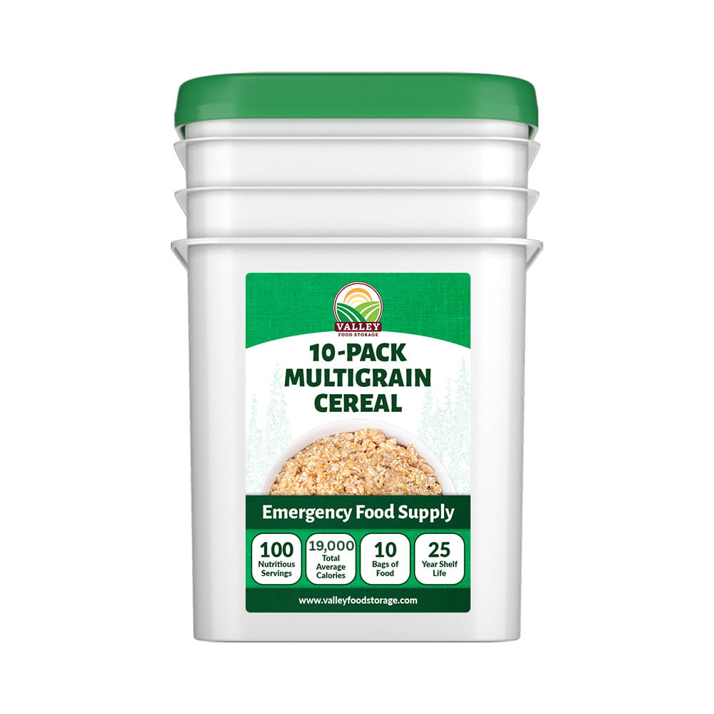 MultiGrain Dried Cereal Dried Cereal in Bulk | Buy Dried Multigrain Cereal, the Best Cereal for Long Term Storage From Valley Food Storage