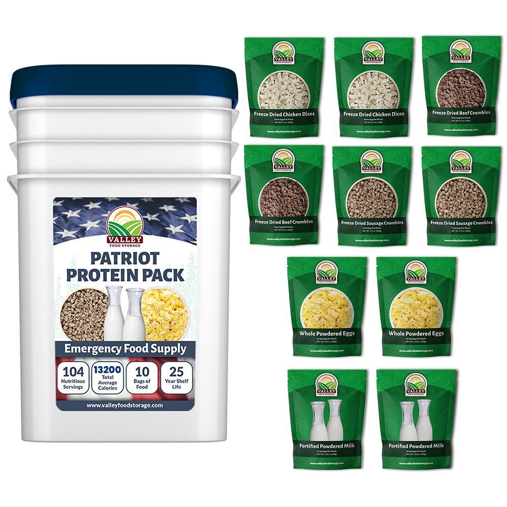 Patriot Protein Pack - Valley Food Storage