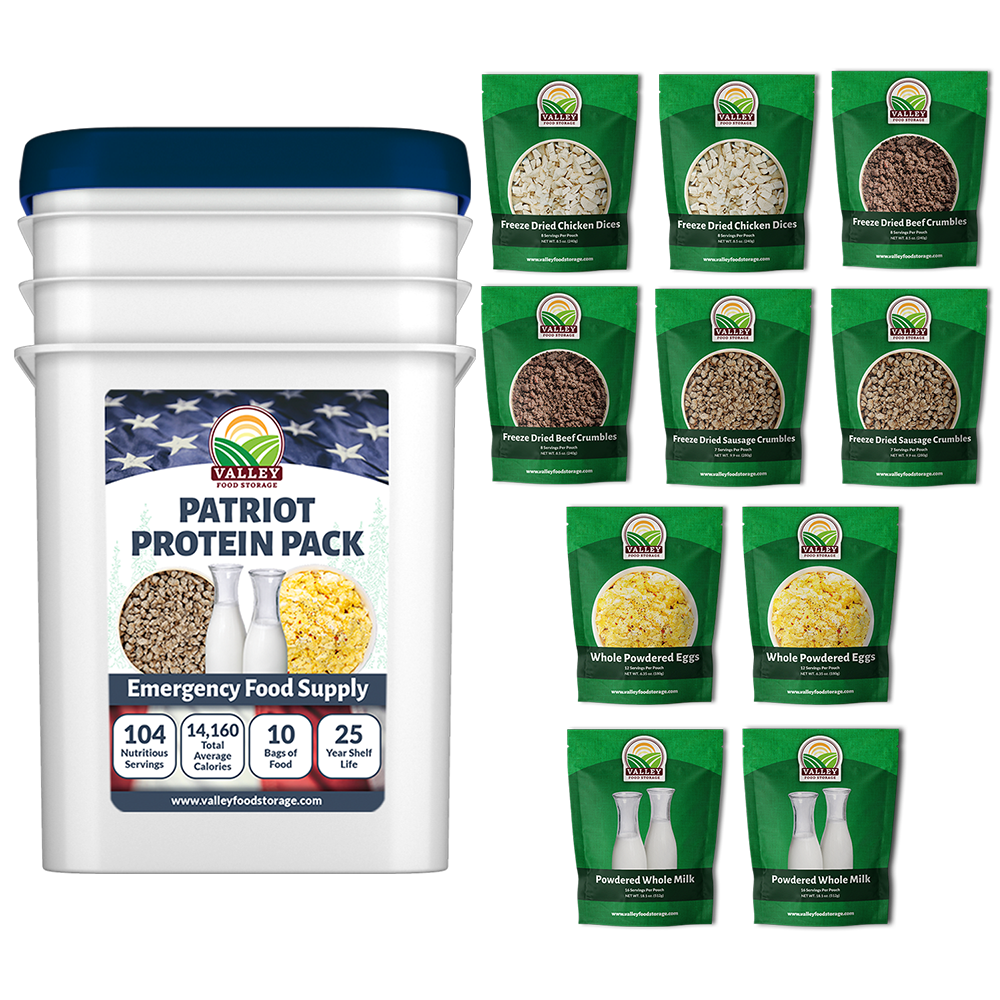 Patriot Protein Pack From Valley Food Storage