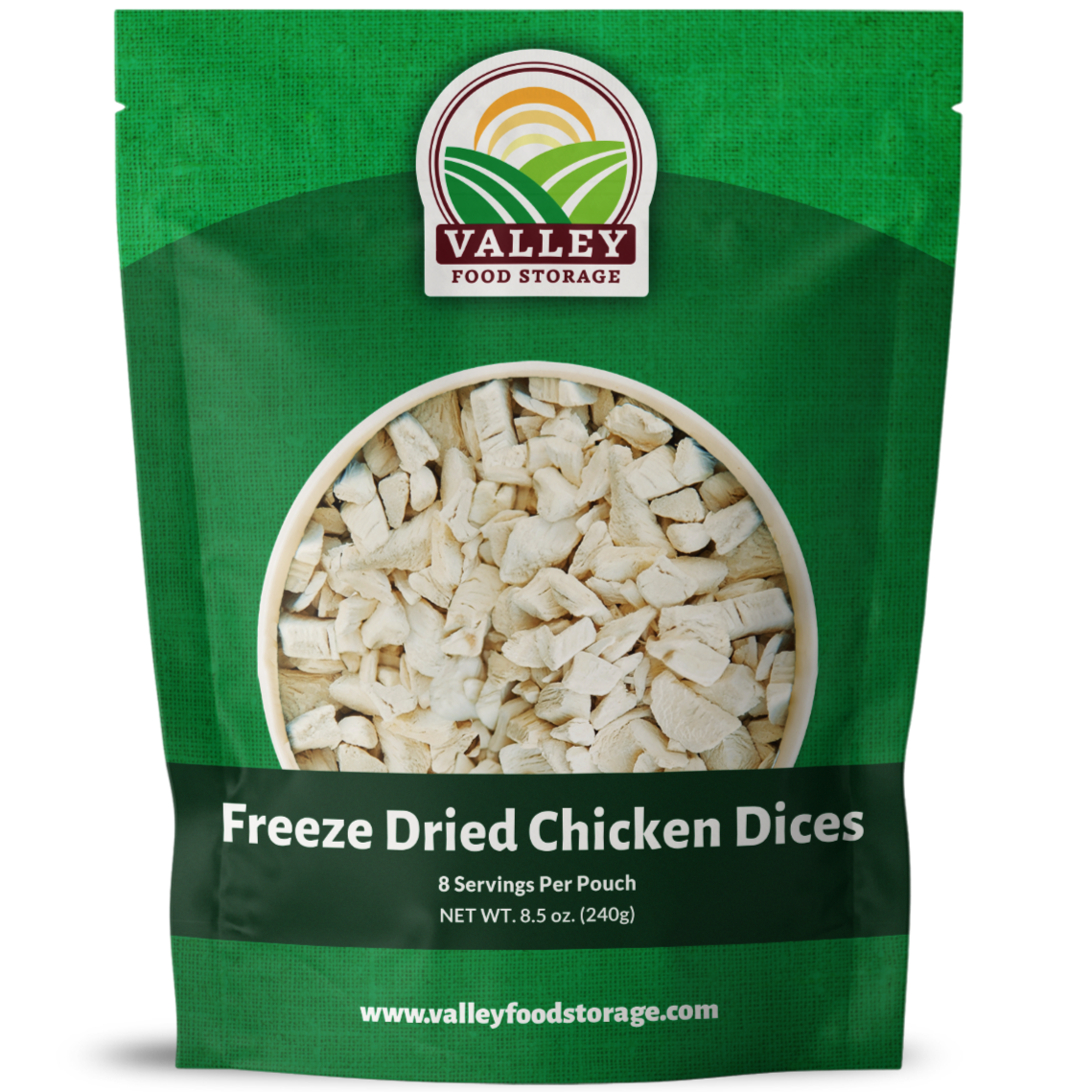 Premium Freeze-Dried Meat Bucket From Valley Food Storage