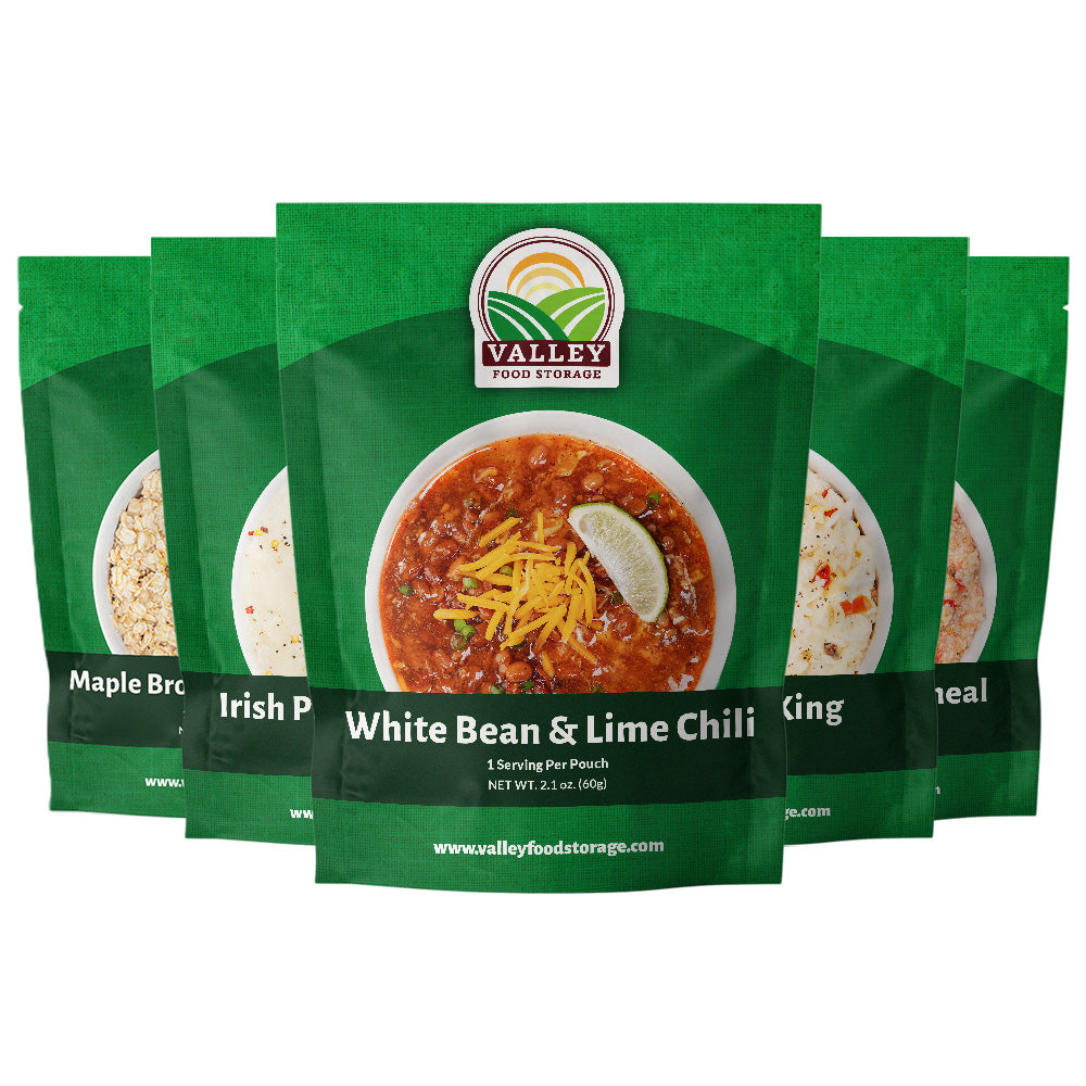 Survival Food Sample 5 Pack Survival Food Sample | Order Emergency & Survival Food Samples Online From Valley Food Storage