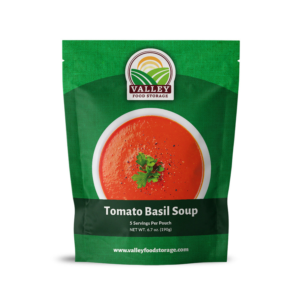 Tomato Basil Soup From Valley Food Storage