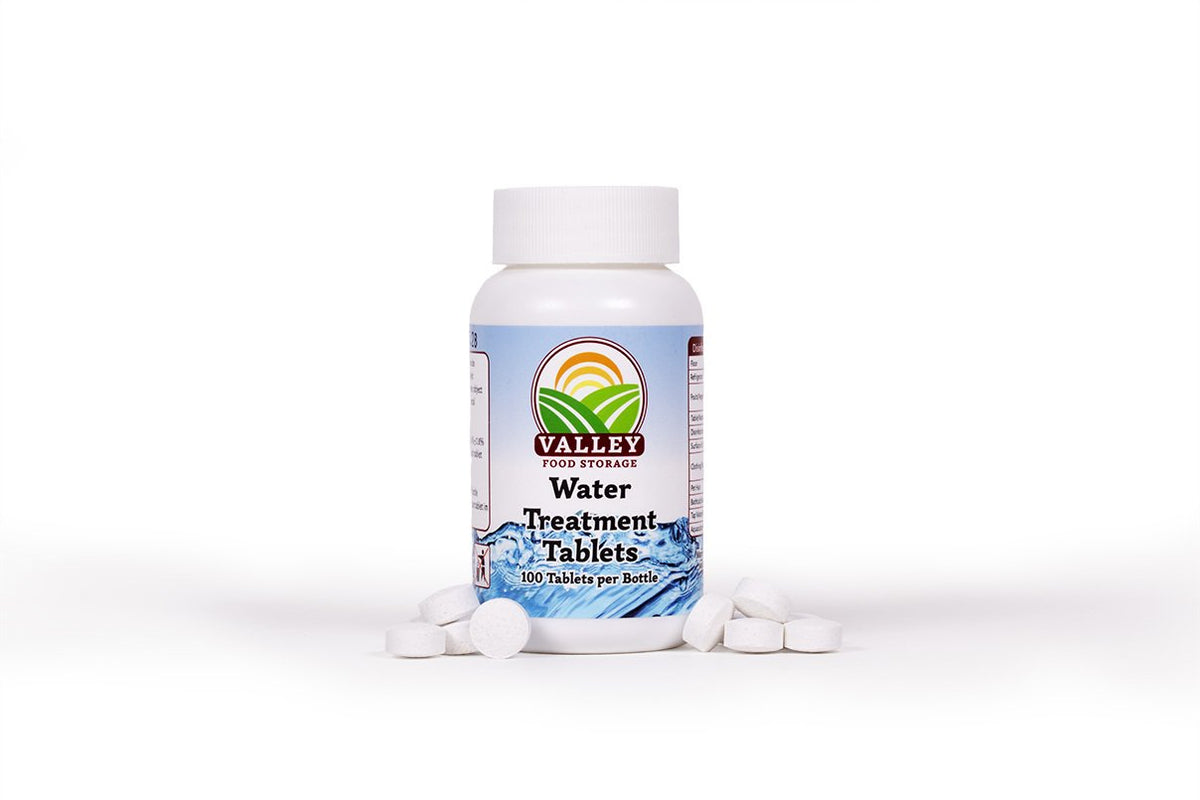 Water Purification &amp; Treatment Tablets - 100 Count Water Purification Tablets | Order Water Purifying &amp; Treatment Tablets Online From Valley Food Storage
