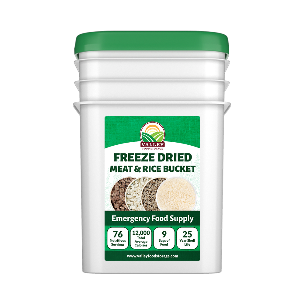 Freeze Dried Meat & Rice Bucket